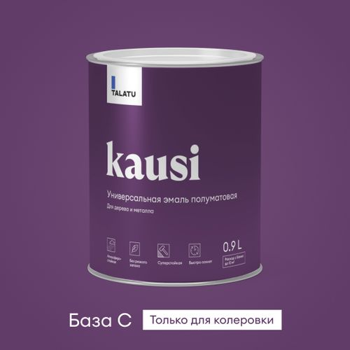 Эмаль универсальная полуматовая TALATU KAUSI БАЗА С 0,9 л, картинка