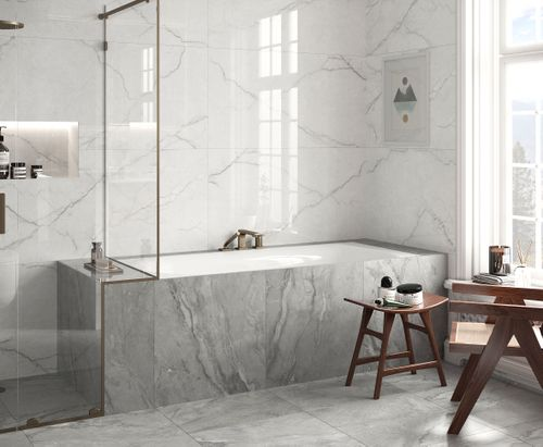 Керамогранит Laparet Torso Bianco белый 60X60 см 1,44 м², фотография