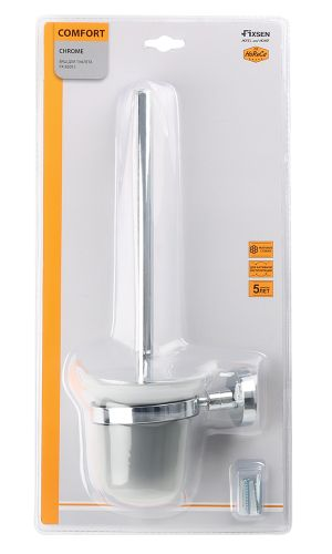 Ерш для туалета хром comfort chrome, детальное фото