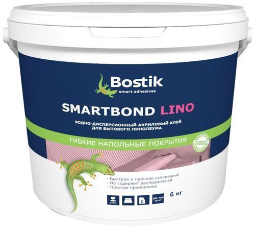 Специальный клей Bostik SmartBond Lino 6 кг, крупный план