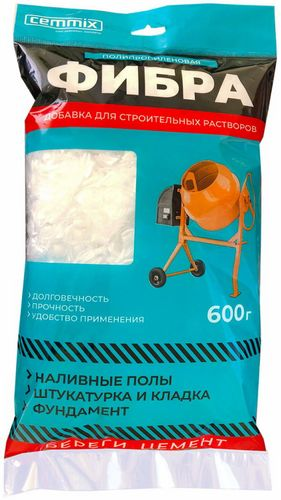 Фибра полипропиленовая Cemmix 600 гр, фото