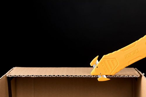 Нож безопасный OLFA для вскрытия коробок 4 мм, вид
