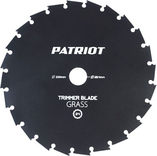 Нож для триммера PATRIOT 230x25,4мм, TBS-24, детальное фото