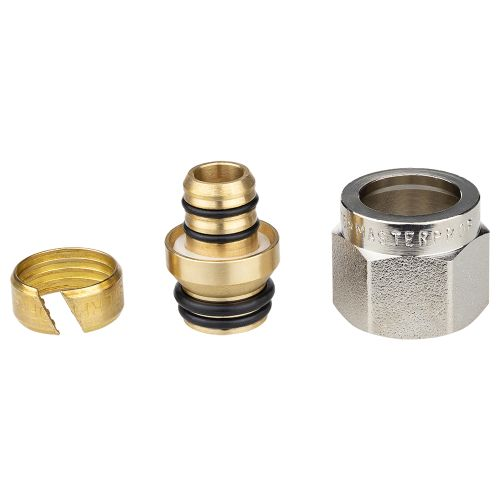 Евроконус универсальный для PE-X, PE-X/AL/PE-X, PE-RT труб 16 х 2,0 (2,2) х 1/2" PREMIUM MPF, изображение