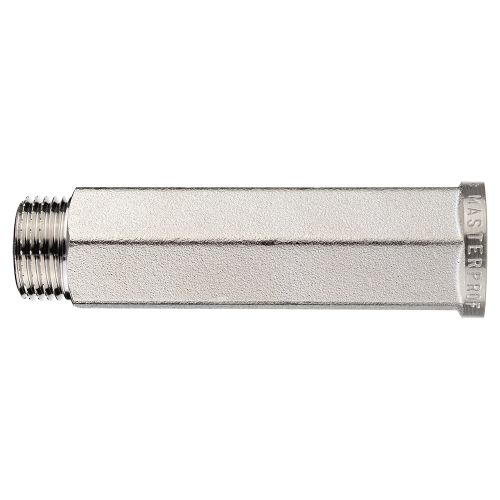 Удлинитель шестигранный 1/2" х 80 мм (никель) MPF, крупный план