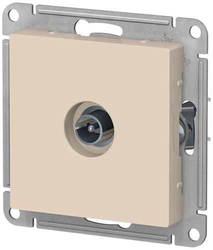 Розетка TV Schneider Electric Atlas Design ATN000293 бежевый, детальное фото
