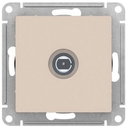 Розетка TV Schneider Electric Atlas Design ATN000293 бежевый, изображение