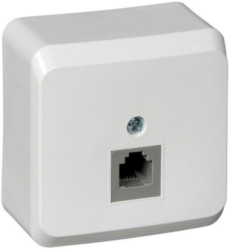 Розетка RJ-11 1 пост Schneider Electric ETUDE белый, фото