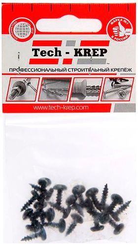 Саморезы Tech-KREP 3,5х11 мм крестообразные по металлу 22 шт, детальное фото