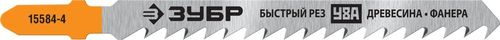 Полотно по дереву ЗУБР для лобзика 2 шт (&15584-4_z02), фото