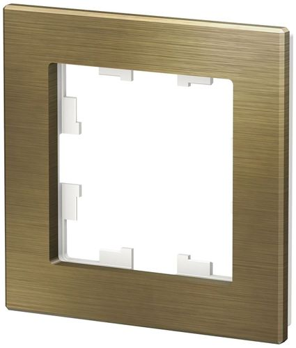 Рамка 1 пост Schneider Electric Atlas Design латунь, изображение