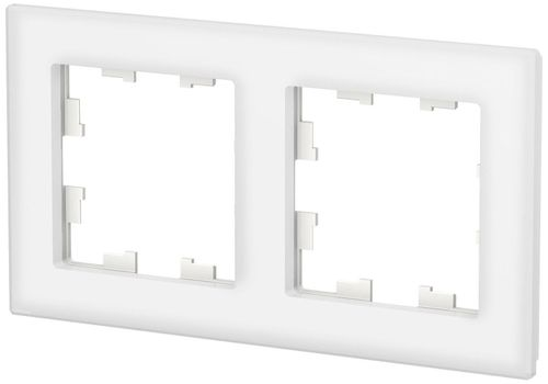 Рамка 2 поста Schneider Electric Atlas Design ATN320102 белый, фотография