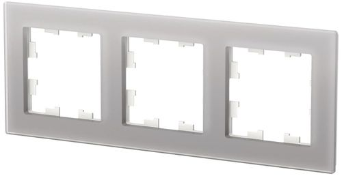 Рамка 3 поста Schneider Electric Atlas Design алюминий, изображение