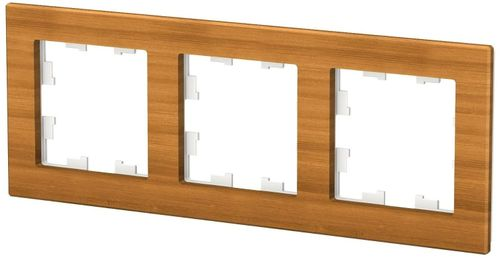 Рамка 3 поста Schneider Electric Atlas Design бамбук, картинка