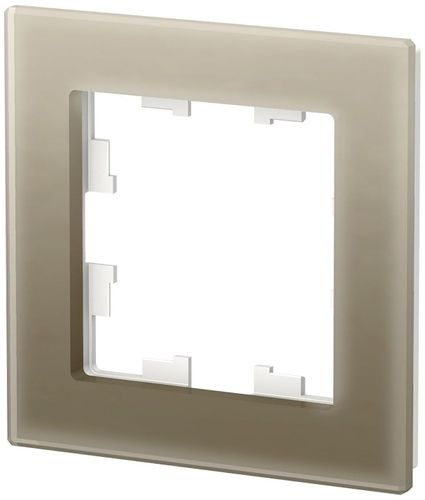Рамка 1 пост Schneider Electric Atlas Design шампань, крупный план