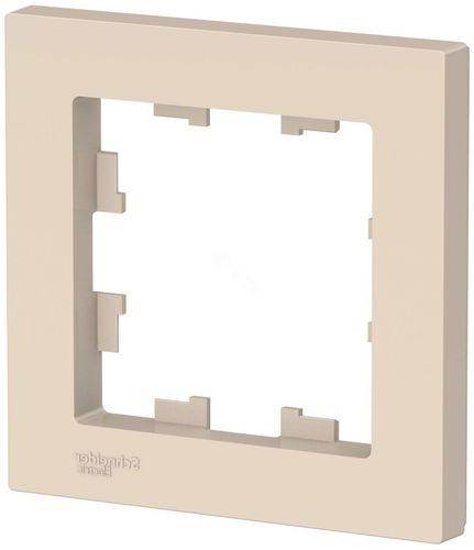 Рамка 1 пост Schneider Electric Atlas Design бежевый, фото