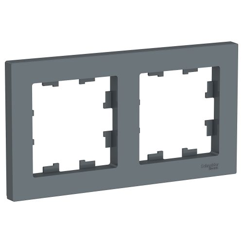 Рамка 2 поста Systeme Electric Atlas Design грифель, фотография