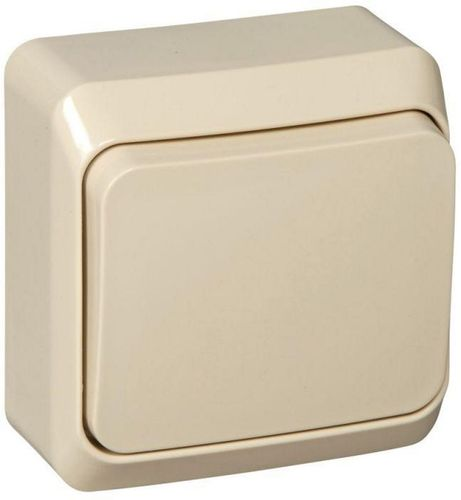 Переключатель 1-клавишный Schneider Electric ETUDE BA10-004K кремовый, вид