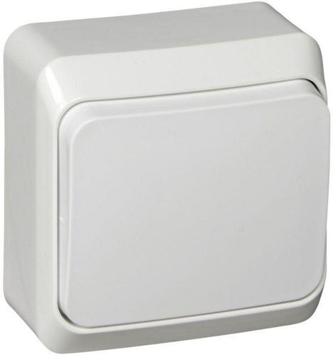 Переключатель 1-клавишный Schneider Electric ETUDE BA10-004B белый, фото