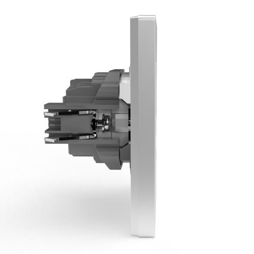 Розетка электрическая TOKOV ELECTRIC PIXEL 1791366 белый, картинка