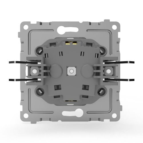 Розетка электрическая TOKOV ELECTRIC PIXEL 1791368 белый, крупный план