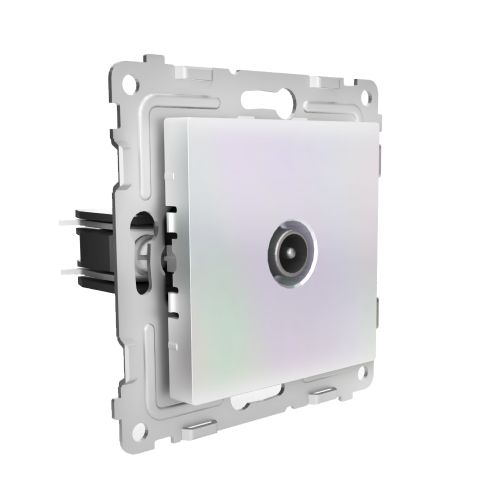 Розетка TV TOKOV ELECTRIC PIXEL 1792302 перламутр, изображение