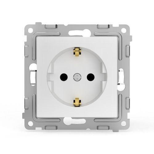 Розетка электрическая TOKOV ELECTRIC PIXEL 1791367 белый, фото