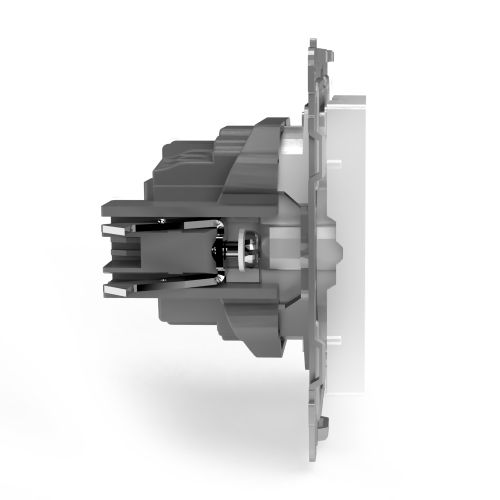Розетка электрическая TOKOV ELECTRIC PIXEL 1791367 белый, фотография