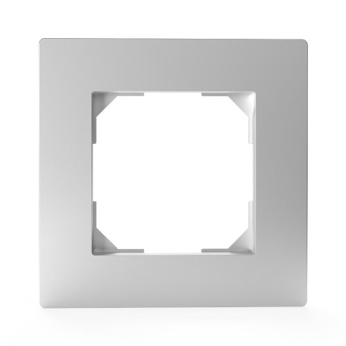 Рамка 1 пост TOKOV ELECTRIC PIXEL алюминий, фотография