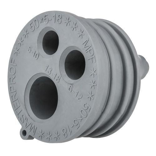 Манжета дренажная MPF серая ТЭП 50*5-18, крупный план