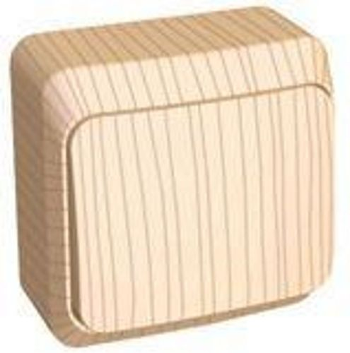 Переключатель 1-клавишный Schneider Electric ETUDE BA10-004D сосна, фотография