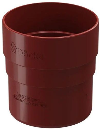 Муфта соединительная Docke красный 80 мм, картинка