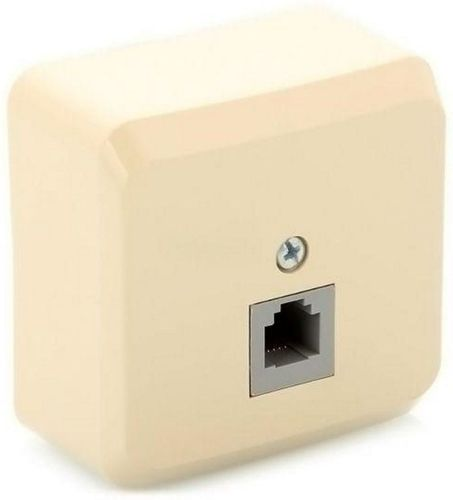 Розетка RJ-11 1 пост Schneider Electric ETUDE кремовый, картинка
