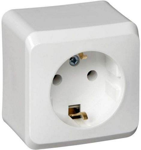 Розетка электрическая Schneider Electric ETUDE PA16-003B белый, фотография