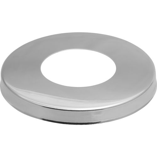Чашка декоративная (отражатель) 3/4" (55х25х5мм) цилиндр (нерж., хром), крупный план