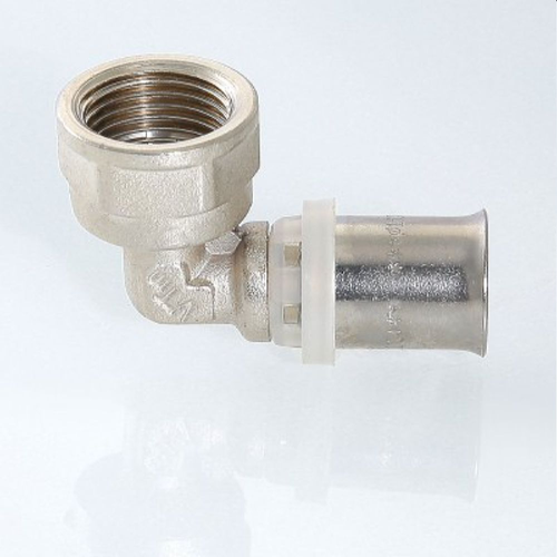 Угольник латунь никелированный VALTEC VTm.252.N 1/2" х 20 мм, вид