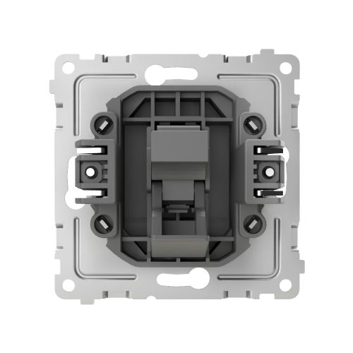 Розетка RJ-45 1 пост TOKOV ELECTRIC PIXEL перламутр, изображение