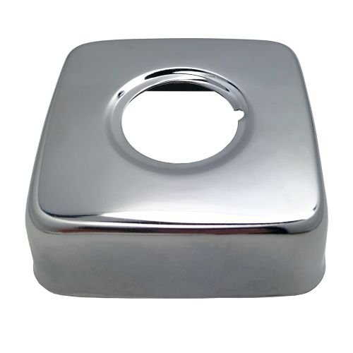 Чашка декоративная (отражатель) 3/4" (60х25х20мм) квадрат (нерж., хром), картинка