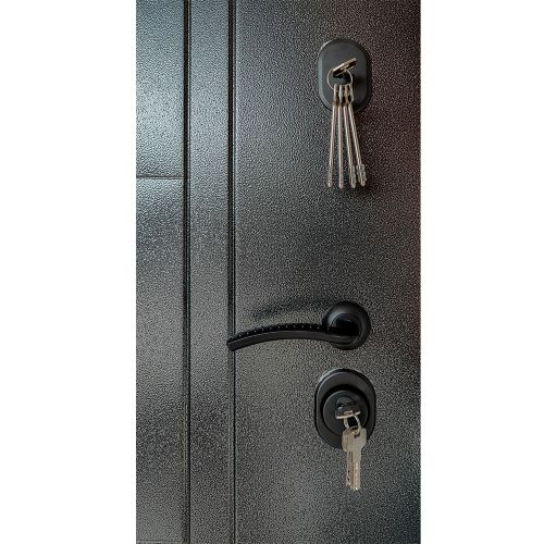 Дверь металлическая Олимп софт белый 960х2050 правая, картинка