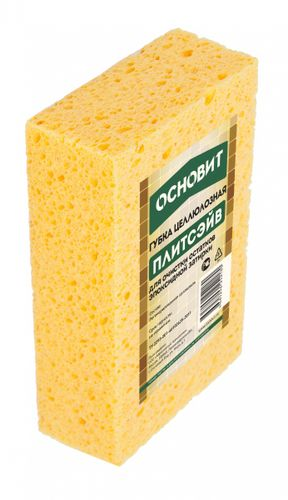 Губка для очистки эпоксидных остатков ОСНОВИТ плитсэйв 14x9,5 см 1 шт, детальное фото