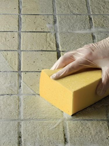 Губка для очистки эпоксидных остатков ОСНОВИТ плитсэйв 14x9,5 см 1 шт, детальное фото