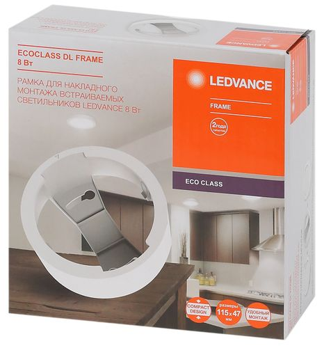 Корпус рамка LEDVANCE 47x115 мм, крупный план