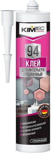 Монтажный клей KIM TEC 94 для интерьера прозрачный 280 мл, фото