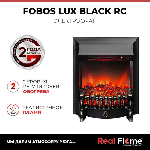 Каминокомплект CROSBY STD WTM-F511 + Fobos LUX BL, детальное фото