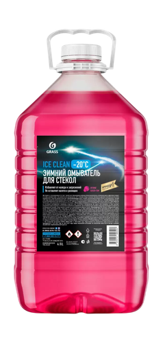 Жидкость стеклоомывающая Grass Ice Clean, 4 л -20 градусов, картинка
