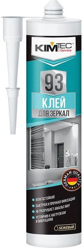 Монтажный клей KIM TEC 93 для зеркал бежевый 280 мл, изображение