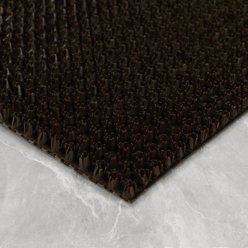 Щетинистый коврик Альфа-стиль 0,6х0,9м, 137 (Темный шоколад), фотография