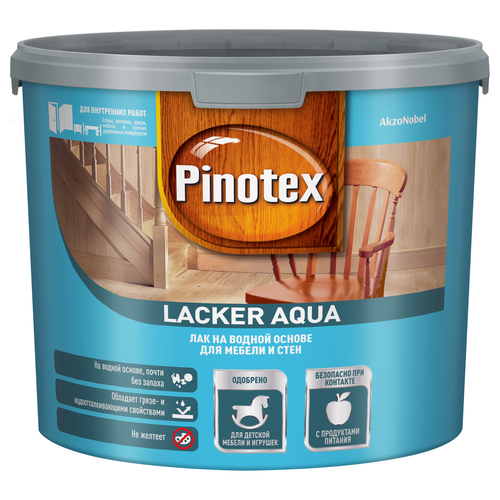 Лак Omnitex Lacker Aqua 70 глянцевый 2,7 л, крупный план