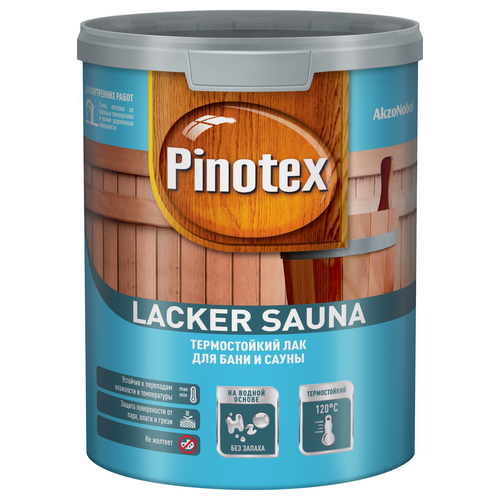 Лак Omnitex Lacker Sauna 20 полуматовый 1 л, вид