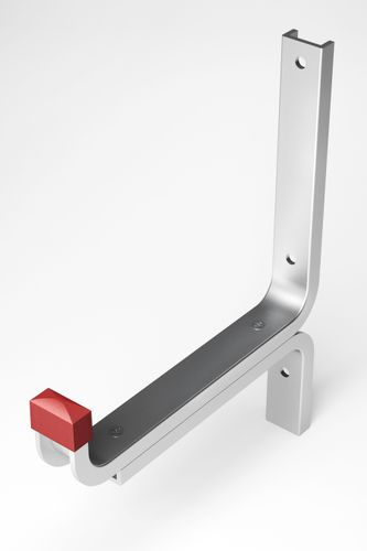 Настенный крюк ЛУКА алюминий 50 кг 170x210 мм, изображение